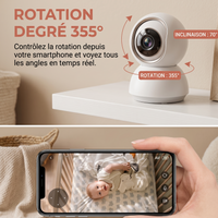Babyphone Connect - audio bidirectionnel réconfort bébé distance