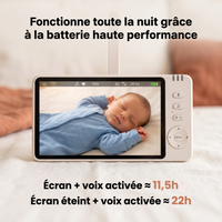 Babyphone Serena - couple regarde moniteur bébé ensemble