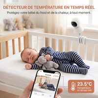 Babyphone Connect - alarme détection sonore pleurs bébé