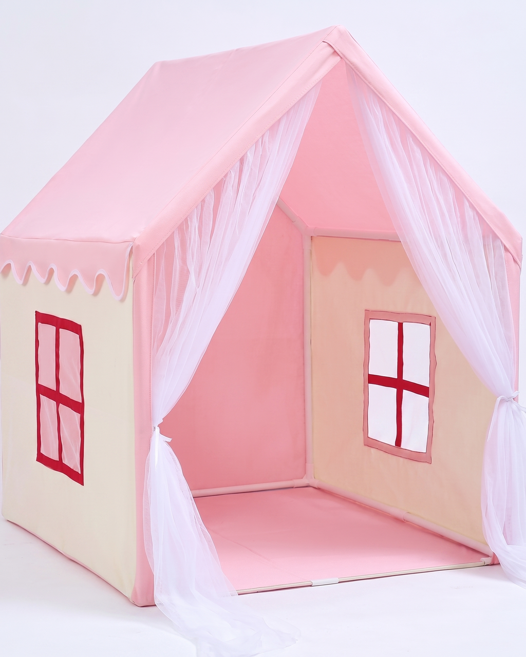 Tente de jeu portable enfant - vue principale rose