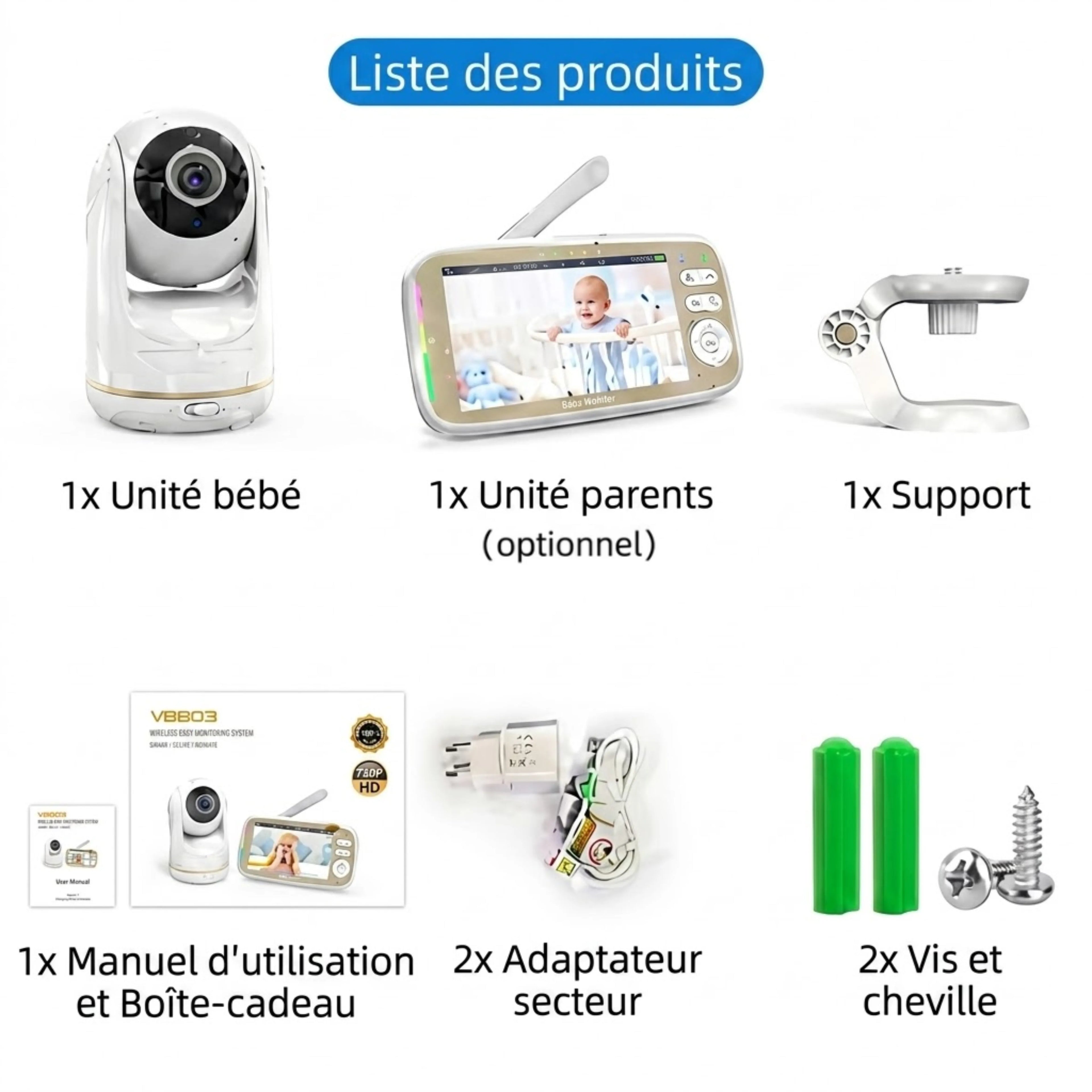 Babyphone Sentinel | 4 Caméras
