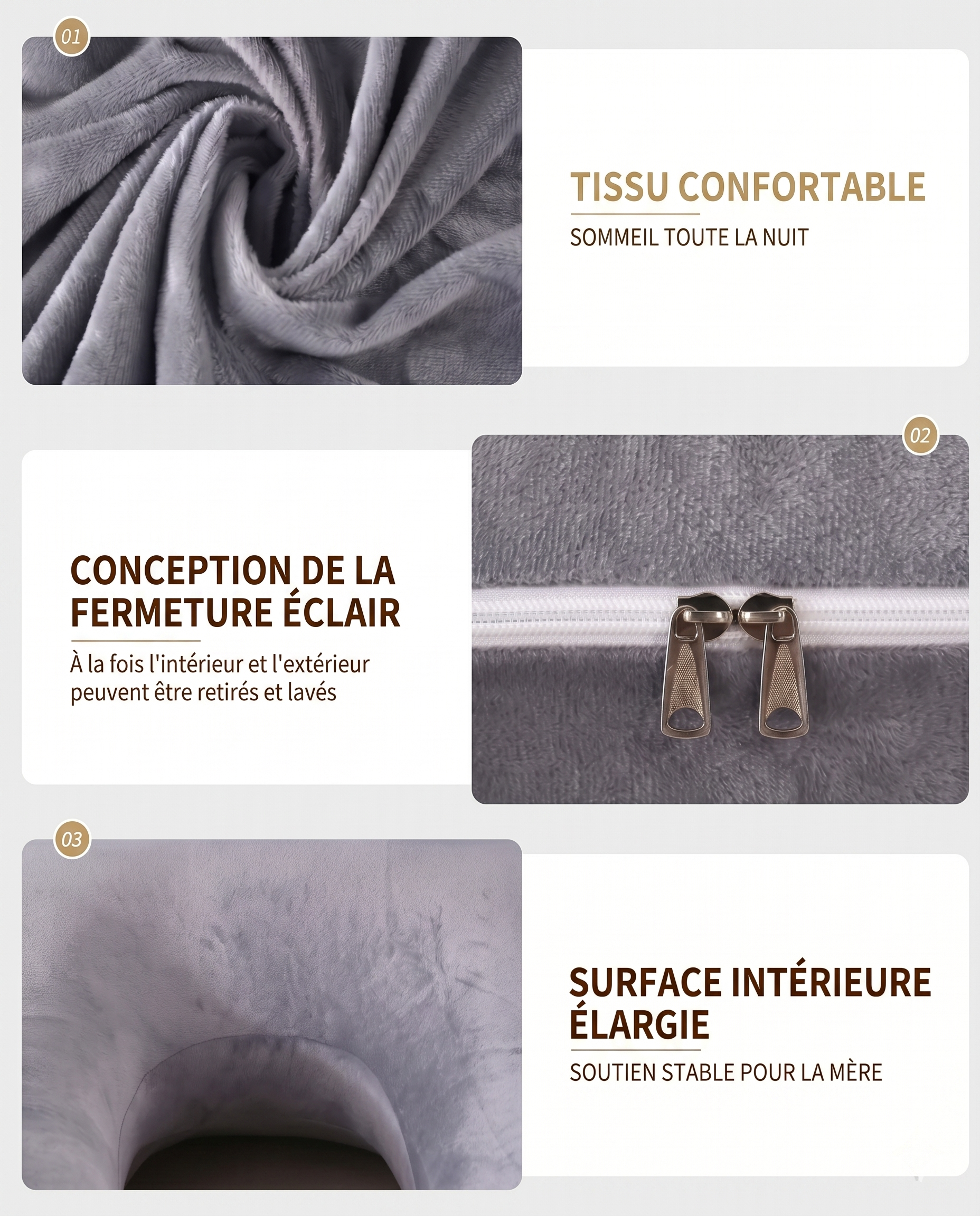 Coussin grossesse G - position allaitement