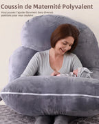 Coussin grossesse G - soutien dos et ventre