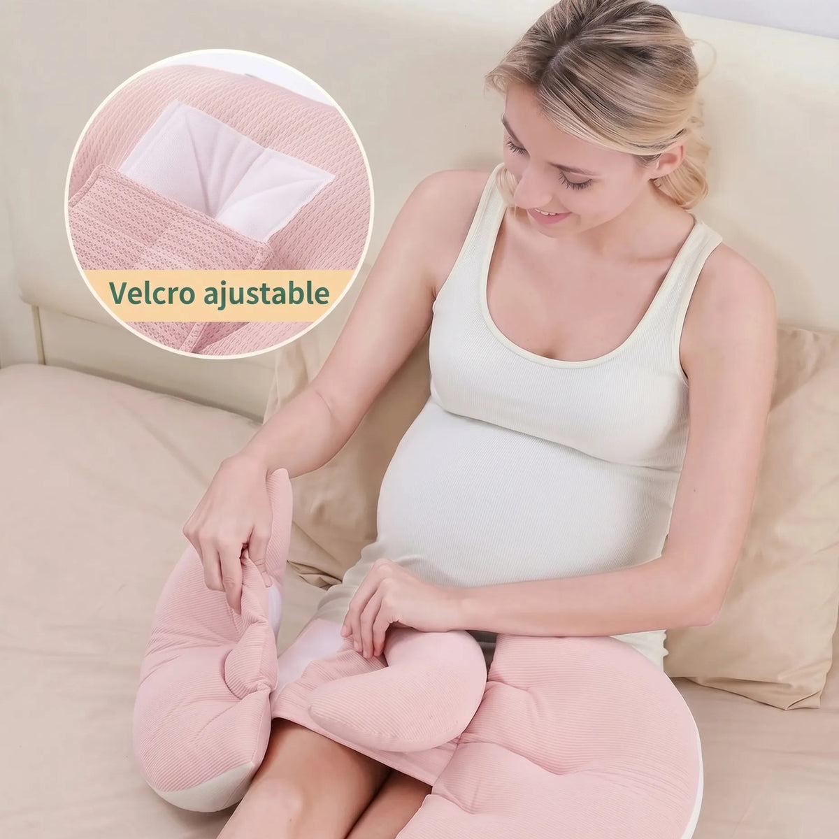 Coussin grossesse incliné - protection foetus