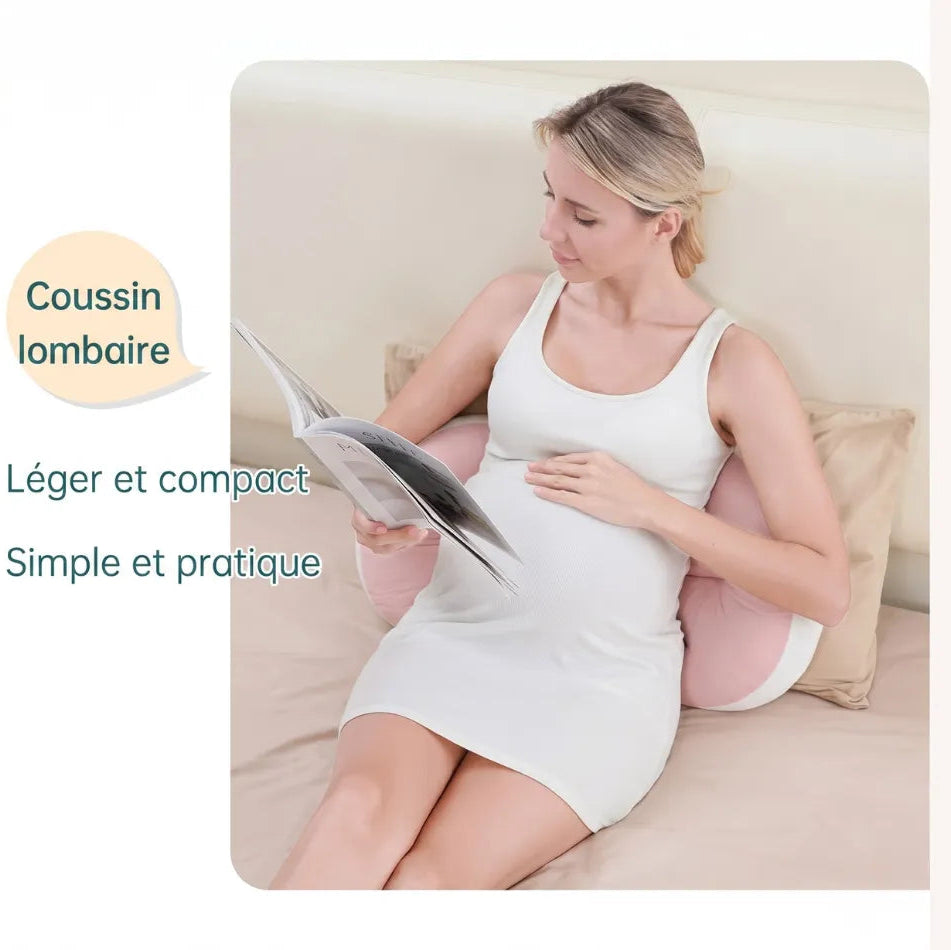 Coussin grossesse incliné - oreiller auxiliaire inclus