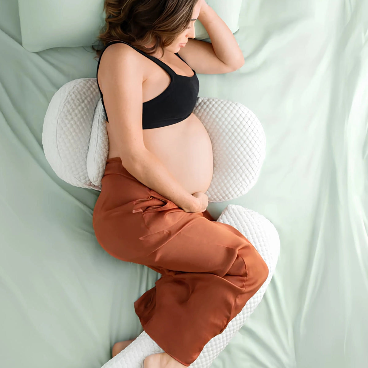 Coussin grossesse J - 4 positions de soutien
