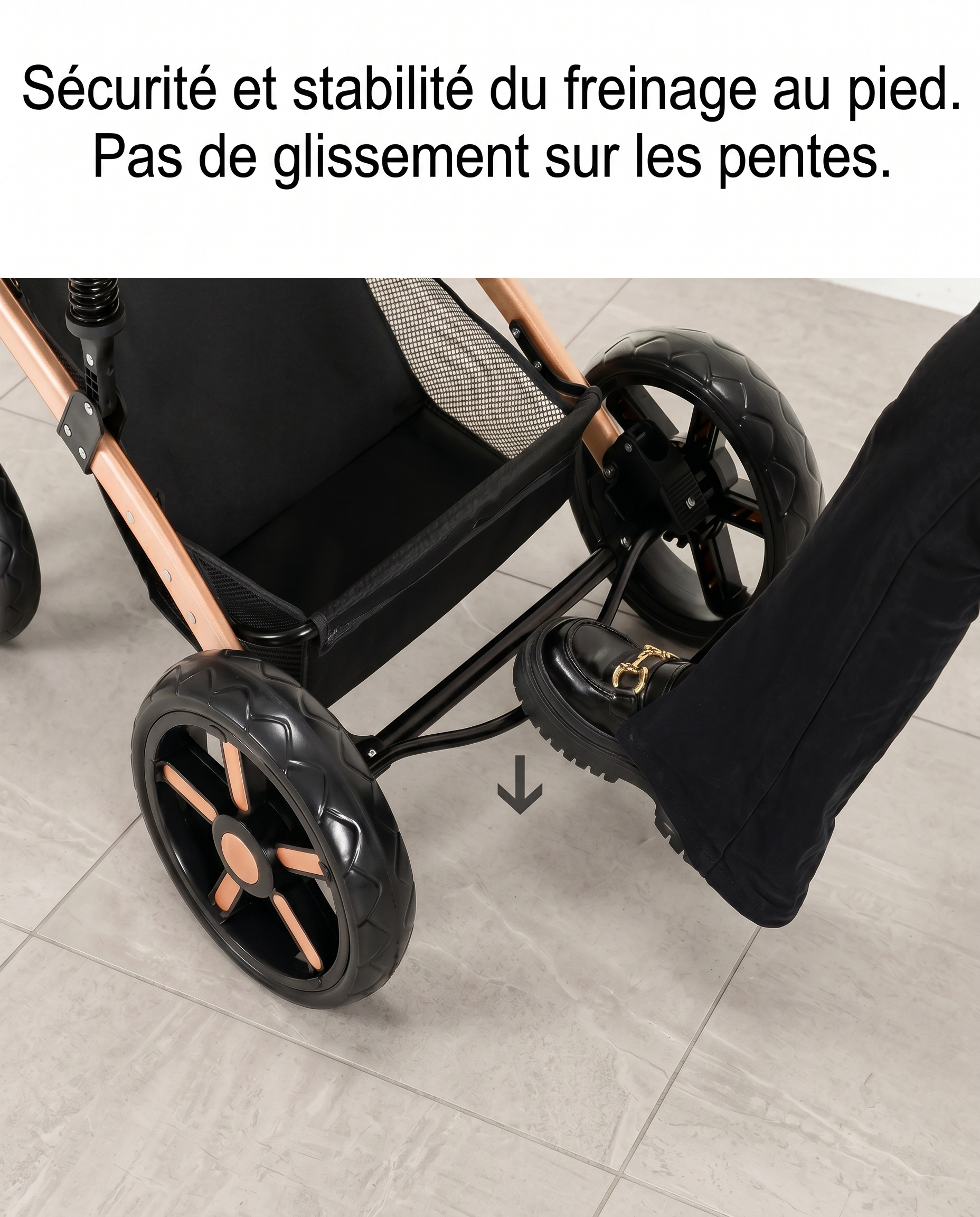 Poussette 3 en 1 DIDAM Bebevoa - vue complète