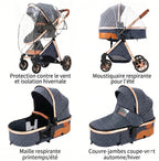 Poussette DIDAM - panier rangement