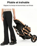 Poussette DIDAM - pliage compact 1 main