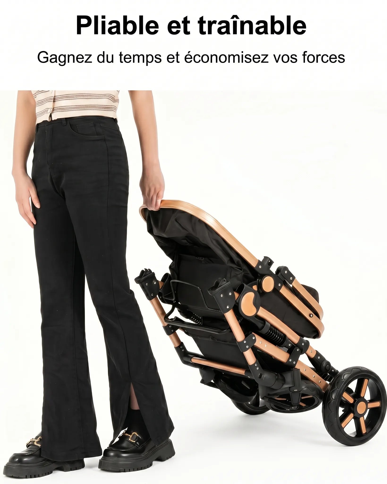 Poussette DIDAM - pliage compact 1 main